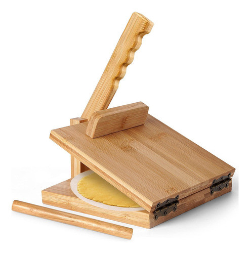 Prensa De Tortilla, Máquina Roti De 10 Pulgadas Con Rodill. 0
