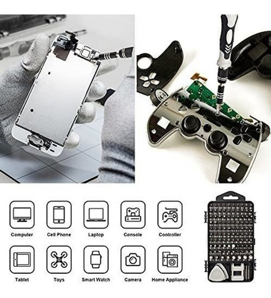 Kit De Herramientas De 124 Pz Destornillador Magnetico 1