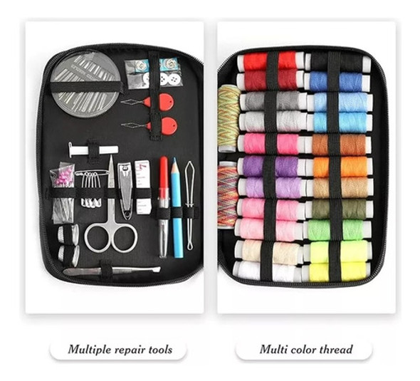 Kit De Costura Completo Com 90 Pcs Para Reparo E Estojo 1