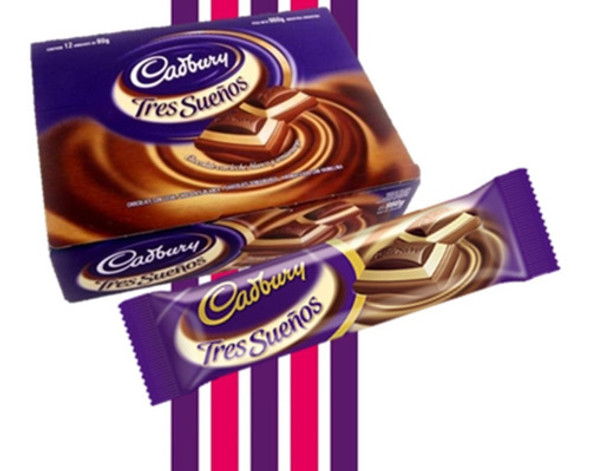 Cadbury Tres Sueños 12u X 24g En Golosinar 0
