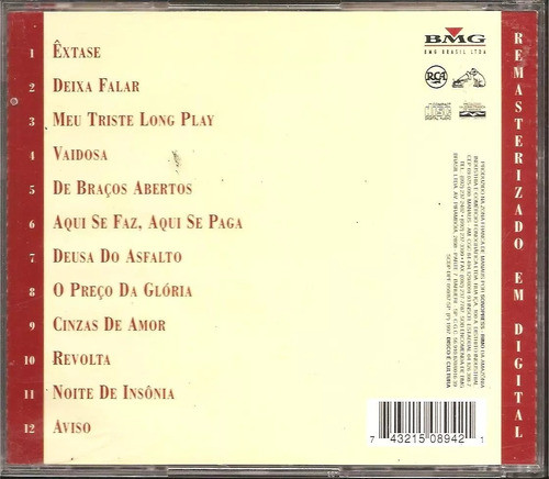 N351 - Cd - Nelson Gonçalves - Extase - Lacrado 1