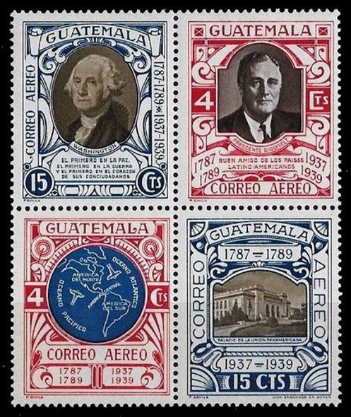 Constitución Estados Unidos - Guatemala 1938 - Serie Mint 0 Constitución Estados Unidos - Guatemala 1938 - Serie Mint 0