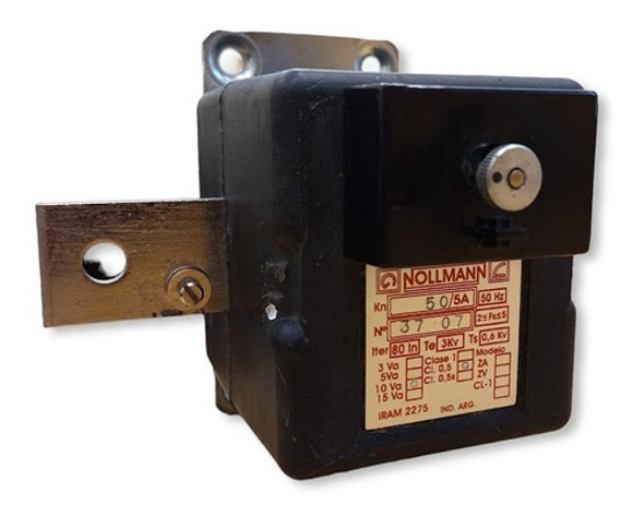 Transformador Intensidad Nollmann 50/5a 10va Za Cl:0,5 3707 0