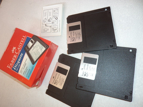 Maxell 3 Disquetes Alta Densidade 3.5-faber Castell-mf-2 Hd 1