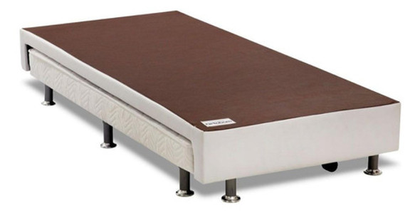 Cama Box C/auxiliar Solteiro Courano Branco (88x188)ortobom 0 Cama Box C/auxiliar Solteiro Courano Branco (88x188)ortobom 0