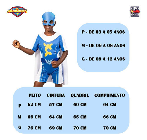 Super Foca Luccas Neto Fantasia Aventureiros Com Capa Tam G 1