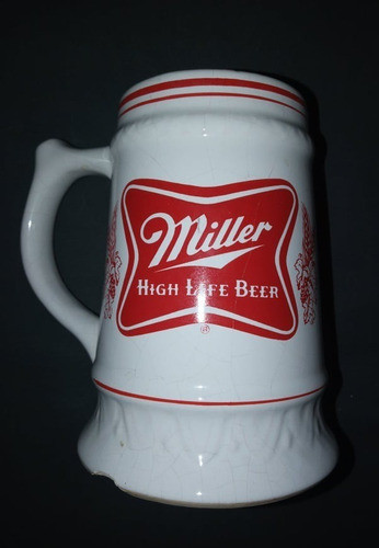 Jarra Ceramica Pyblicidad Cerveza Miller Decoracion Bar 0