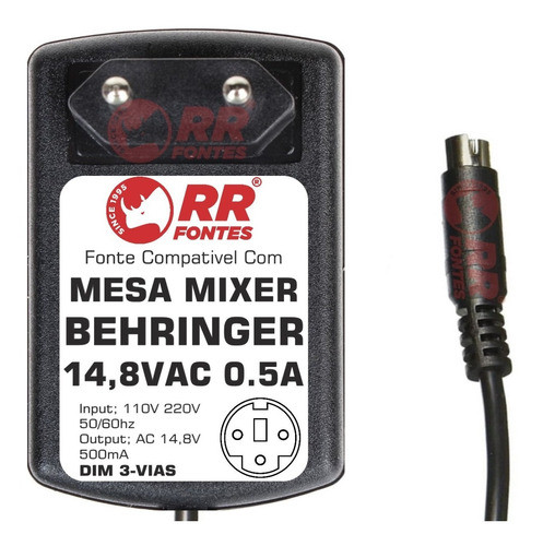 BEHRINGER XENYX 1202 ミキサー ACアダプター付属 Behringer XENYX 1202FX Power Adapter 220VAC 14.8V | eBay