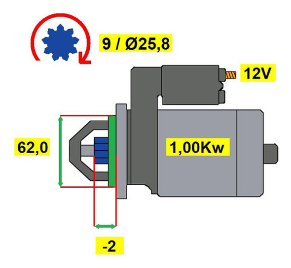 Arranque Citroen C4 1.4i 16v / 1.6i 16v Valeo 1 Arranque Citroen C4 1.4i 16v / 1.6i 16v Valeo 1