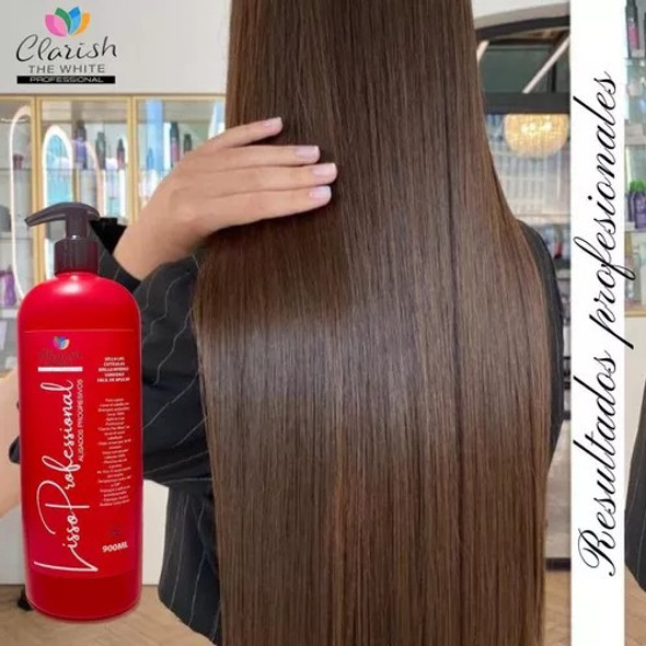 Alisado Progresivo Lisso Profesional Clarish The White 900ml 1