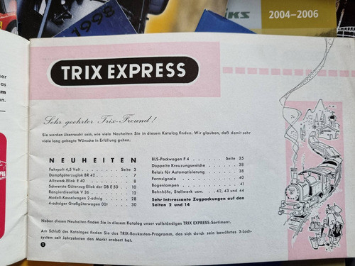 Catalogo Trenes Trix 1959 1