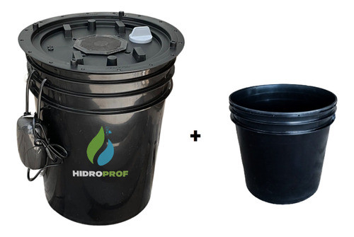 Cultivo Indoor Hidroponia Dwc Balde 20l + Balde Para Cambio 0