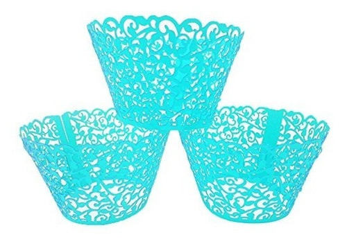Lefvã ¢ Â ¢ Â  ¢ 24pcs Cupcake Wrapper Filigrana Little Vi 0