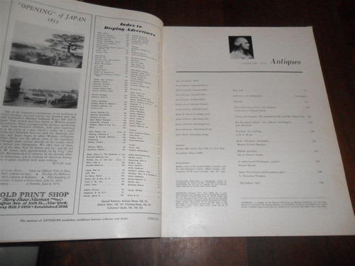 Revista Antiques 1953 Decoracion Antiguedades Reloj 1