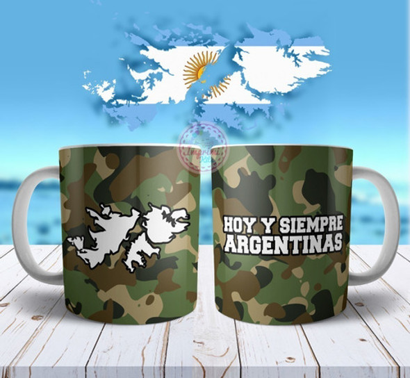 Plantillas Tazas Islas Malvinas Argentinas Sublimar Mockup 1