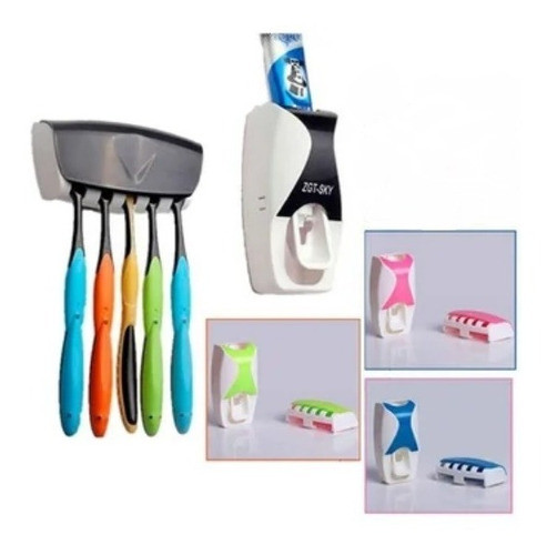Dispensador De Pasta Dental Y Porta Cepillo 0