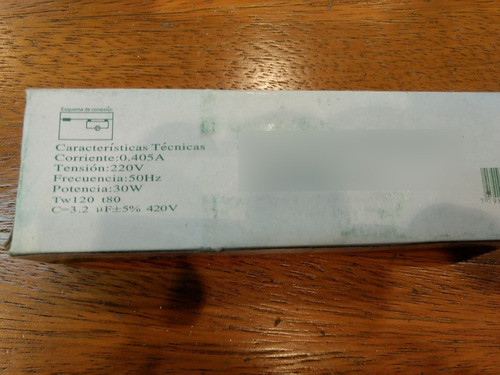 Balasto Electromecánico Walex 30w 1