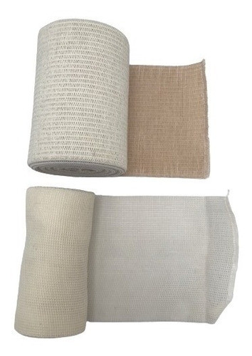 Venda Elástica 10cm X 2,25  + Venda Algodón (2unid) Várices. 0