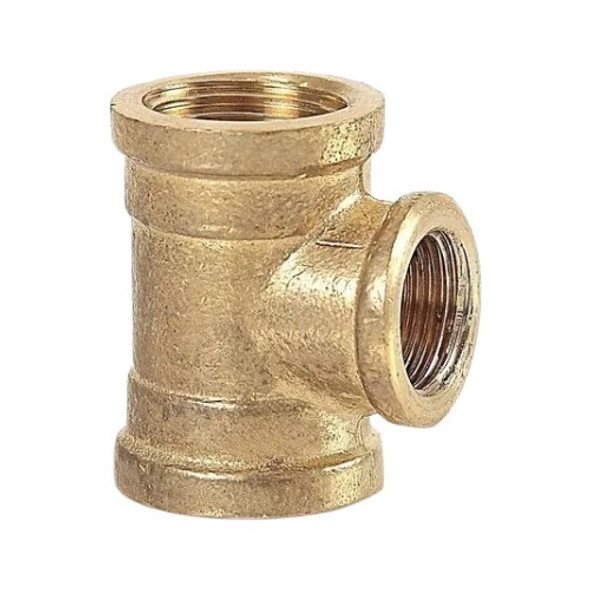 Tee Reducción Bronce 3/4 X 1/2 Bronce 0