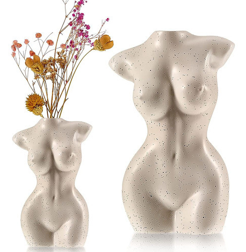 Cuerpo Jarrón Femenino Forma Femenina Cuerpo Flor Florero Li 0