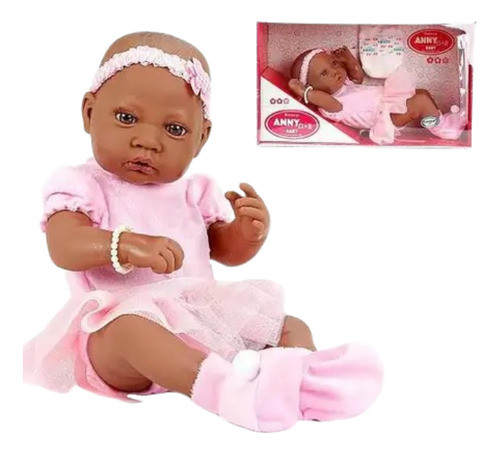 Muñeco Bebe Anny Doll Afro 2499 0