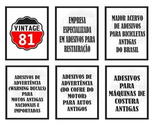 Adesivos  Advertência Suzuki Gsx 750 F 1