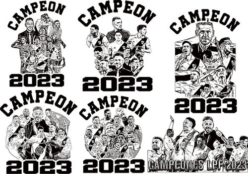 River Plate Vectores Campeon Liga 2023 Diseños Exclusivos 0