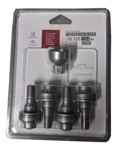 Kit Bulones Seguridad Original Citroen Llantas Aleacion 0