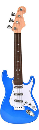 Guitarra Electrónica Azul Para Niños De 3-6 Años, Tamaño 40 0