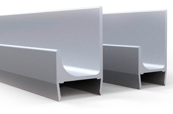 Perfil Mh Euro Anodizado 18 Mm Aluminio Mueble Espacio Placa 0