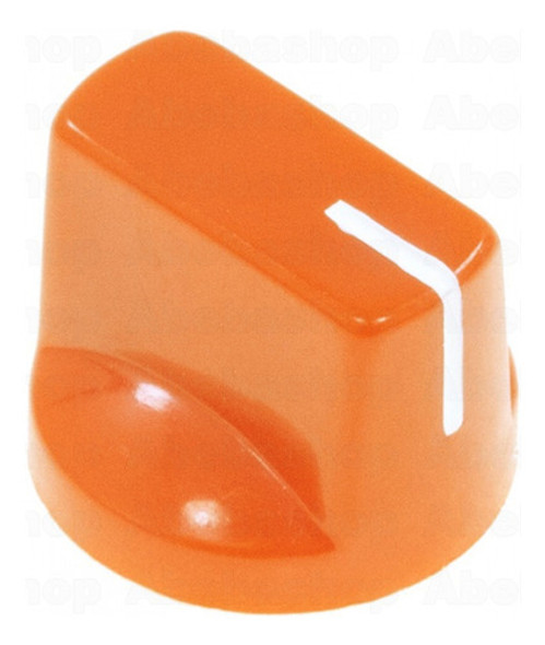 Pack 8x Perilla Davies Naranja Pedal Guitarra Bajo Knob Fu-p 0