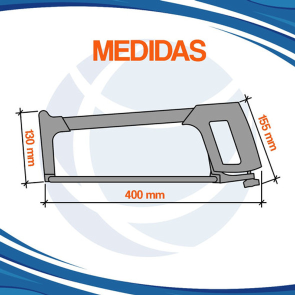 Sierra Arco Manual Pesado Tubular 300 Mm Profesional Mota * 1