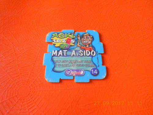 Aski Tazos   N° 14 - Pepsico - De Coleccion 1