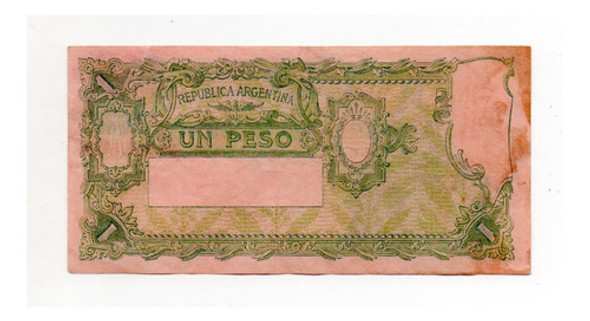 Billete 1 Peso Moneda Nacional Progreso Bottero 1840 1