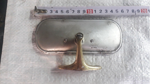 Espejo Interior Ford 35 Al 40 Con Pie De Bronce 1