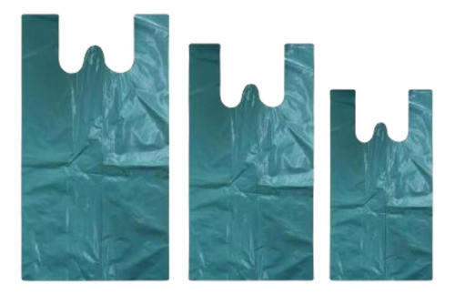 Bolsas Camiseta Color 60x80 Baja Densidad  Pack X100 U 0