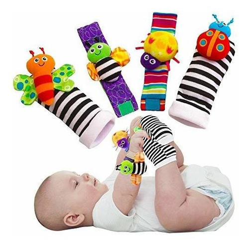Medias Para Bebe Con Juguetes De 3 A 12 Meses Pack X4 0