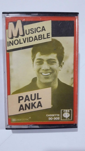 Paul Anka Música Inolvidable - Cassette 0