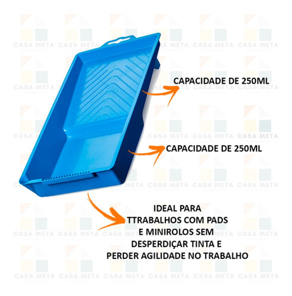 Bandeja Para Pad De Recorte E Acabamentos Em Pinturas At1412a 1
