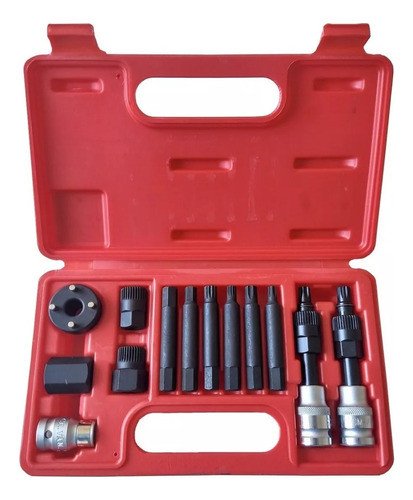 Extractor Polea Alternador En Set De  13 Pcs Auto Mecanica 0