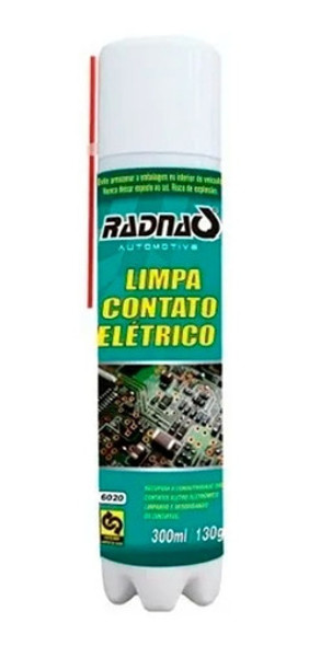 Limpa Contato Elétrico Spray Uso Geral 300ml - Radnaq Uni. 0