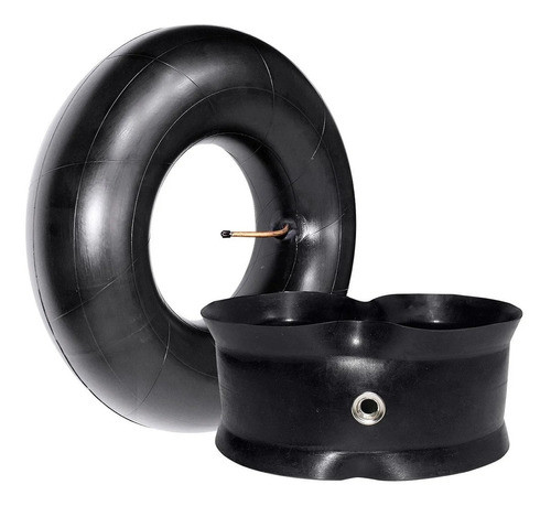 2 Câmara De Ar Pneu 7.50-16 Bico De Ferro +2 Protetor Aro 16 1