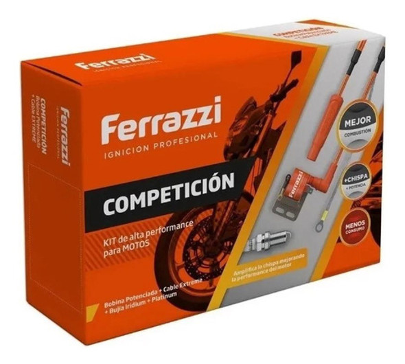 Kit Bobina Alta Competicion Kmeb45 Cable 90º Smash Ferrazzi 1
