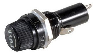 Portafusible P/ Panel 20x5mm Con Muesca Pack X10 1