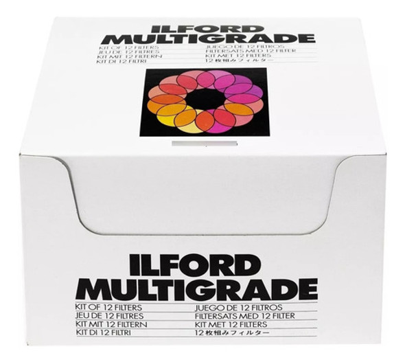 Ilford Multigrade 3,5x3,5in 12 Filtros Ampliação Pxb De Foto 0