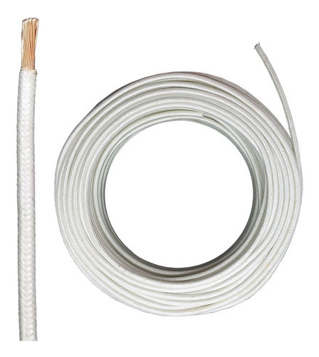 Cable Alta Temperatura 1 X 2,5 Mm Fibra Vidrio X 10 Metros 0