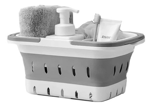 Anniya Cesta Portatil Para Ducha, Cesta Plegable De Plastico 0