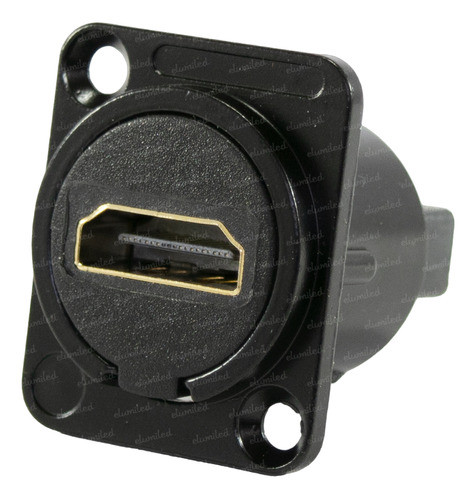 Conector Toma Hdmi 2.0 Doble Hembra Chasis Panel Gabinete 0