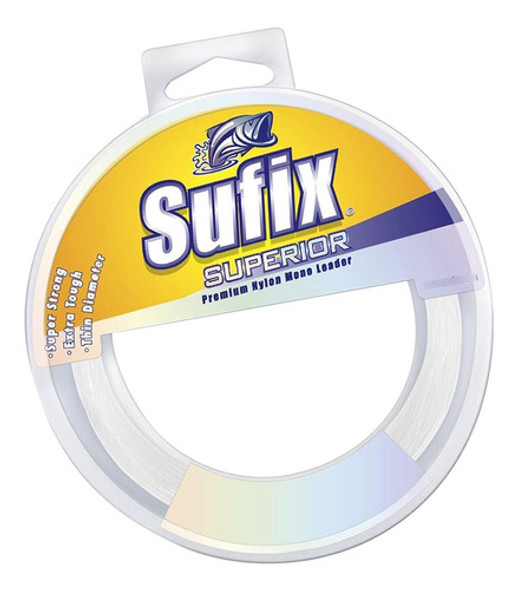 Sufix Superior Leader Línea Pesca 110yd 20lb 0
