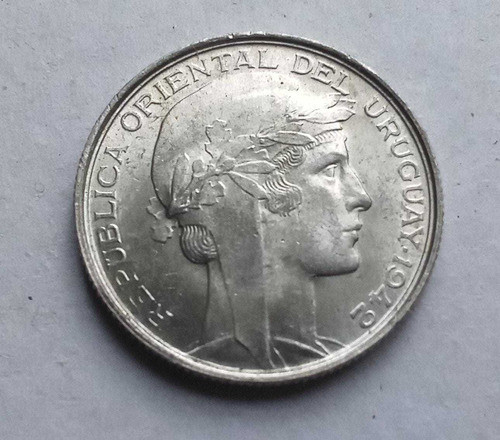 Monedas De Plata De Uruguay. 1